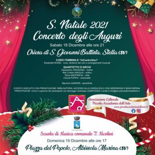 Concerti Natale 2021 Albissola - Stella