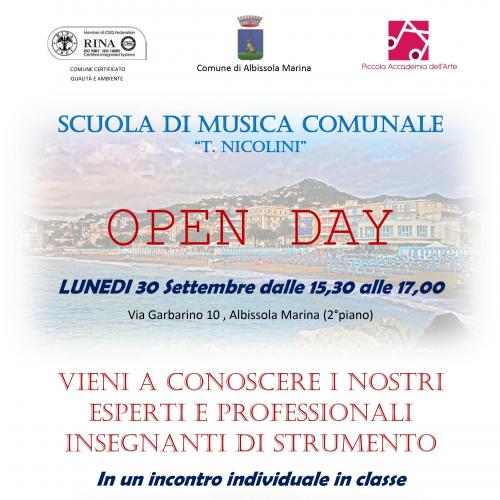 Open Day 30/09/2019