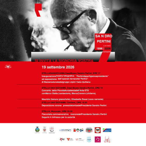 130° anniversario della nascita di Sandro Pertini 19/09/2026