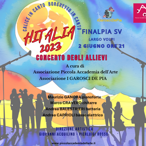 HITALIA 02/06/2023 Finalpia con gli allievi dei corsi di Calice e Borghetto